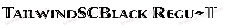 TailwindSCBlack Regu字体转换